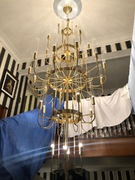 Gala Brass Chandelier, D120cm, H250cm 36 Lamps